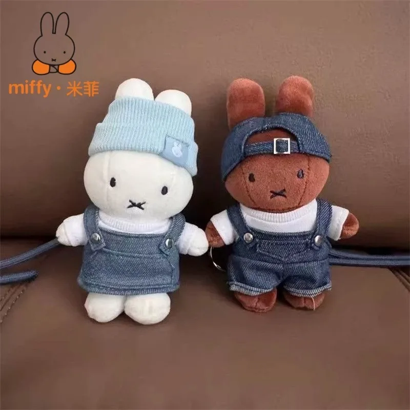

Miffy's Cute High-looking Plush Toy Limited Edition Korean Version Cartoon Cowboy Plush Toy Student Backpack Pendant Girl Gift