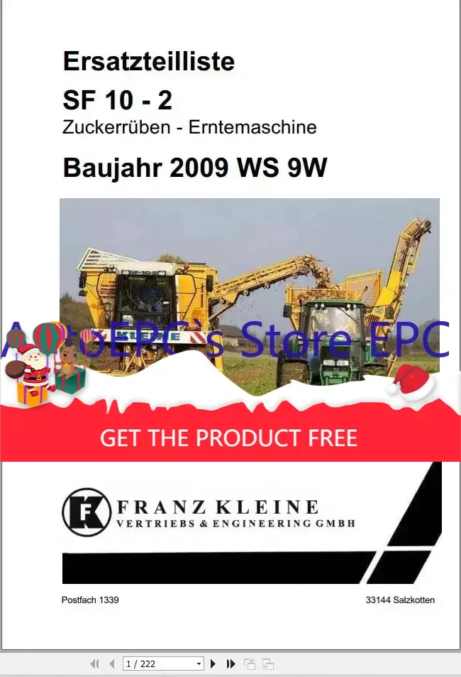 

AutoEPC AutoEPC Франц Клейн Сельскохозяйственная 1,56 ГБ Гидравлическая схема и руководство по запчастям