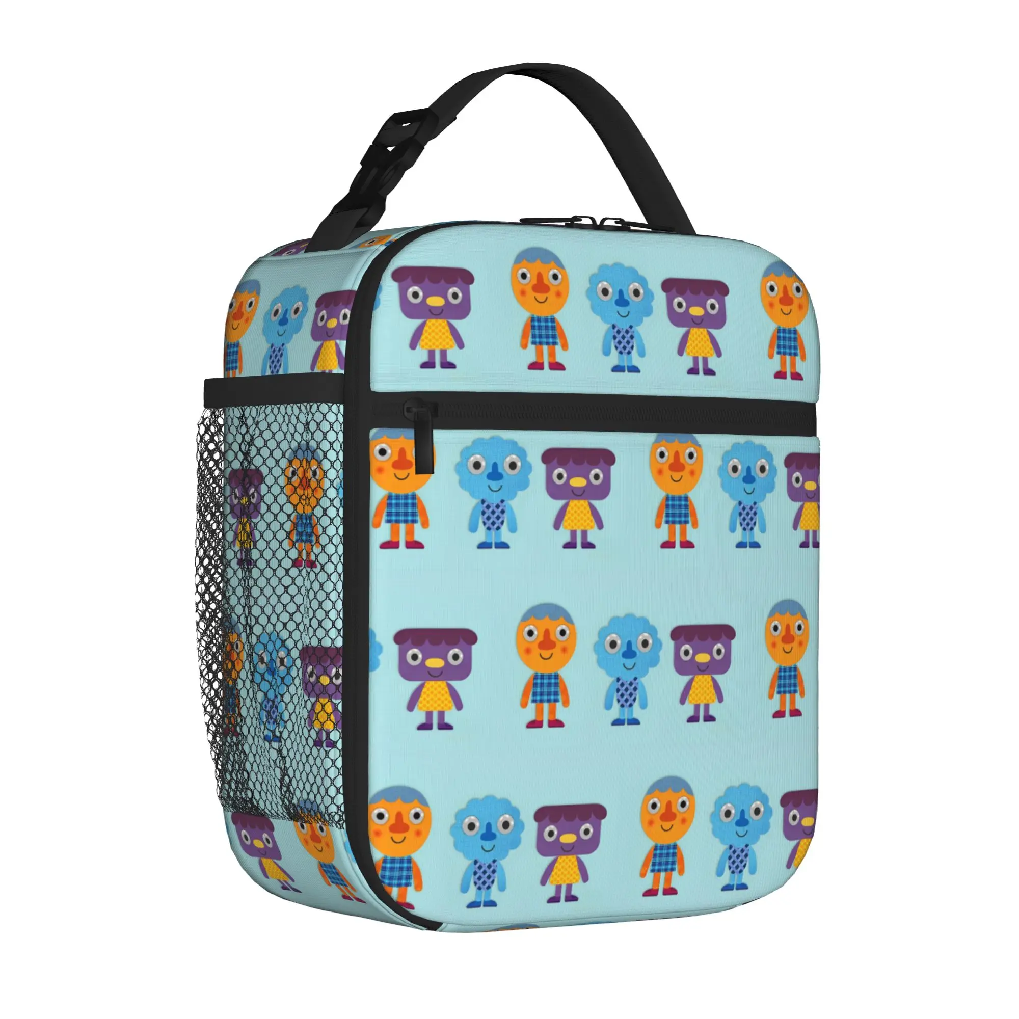 Noodle & Pals Micro Super Simple Insulated Lunch Bag Nursery Rhymes Songs Storage Food Box Leakproof Thermal Cooler Lunch Box