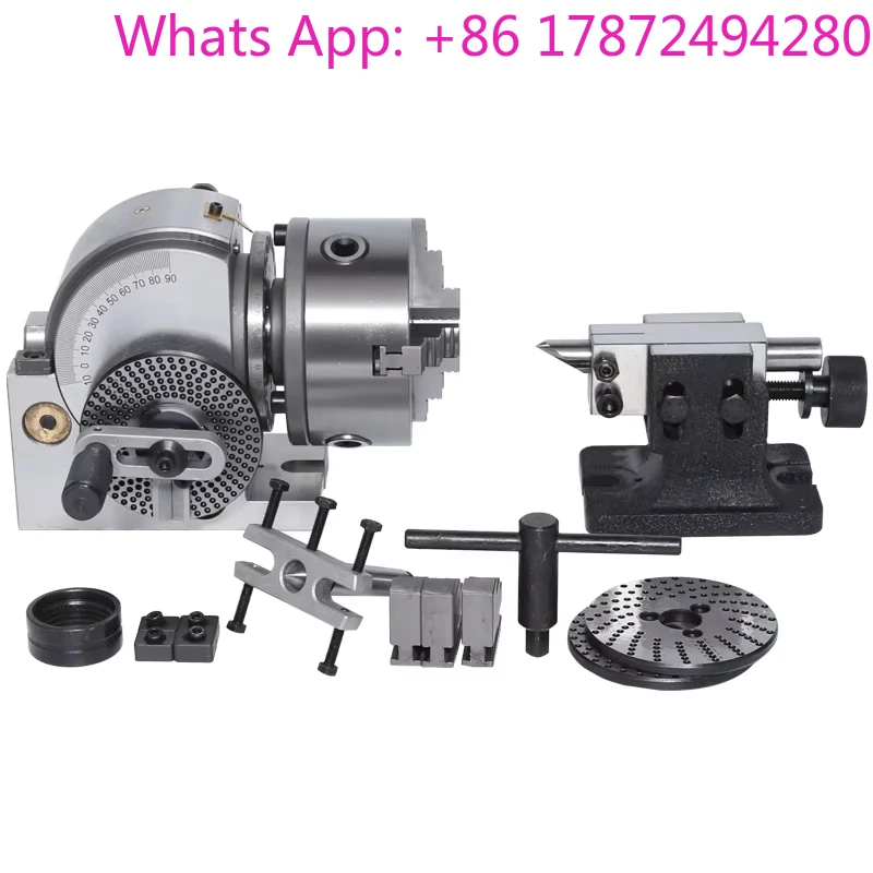 Gearbox Incl. Bearing Core Professional High Quality BS2 Universal Manual Dividing Head Machine Tool Milling Machine Accessory