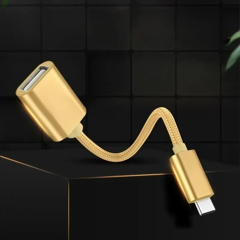 Adaptador micro USB OTG, adaptador de cable micro macho a USB 2.0 hembra para teléfono Android, unidad flash