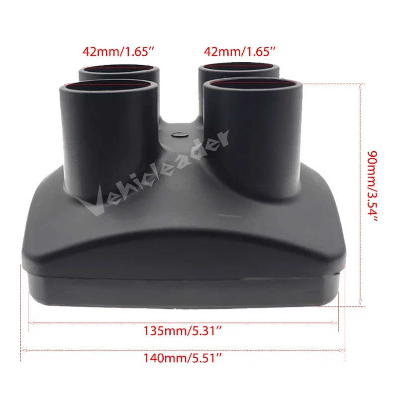 42mm Four Holes Air Outlet Vent Cover For Car Truck Air Diesel Parking Heater Parts For Webasto Eberspaecher 5KW Heater