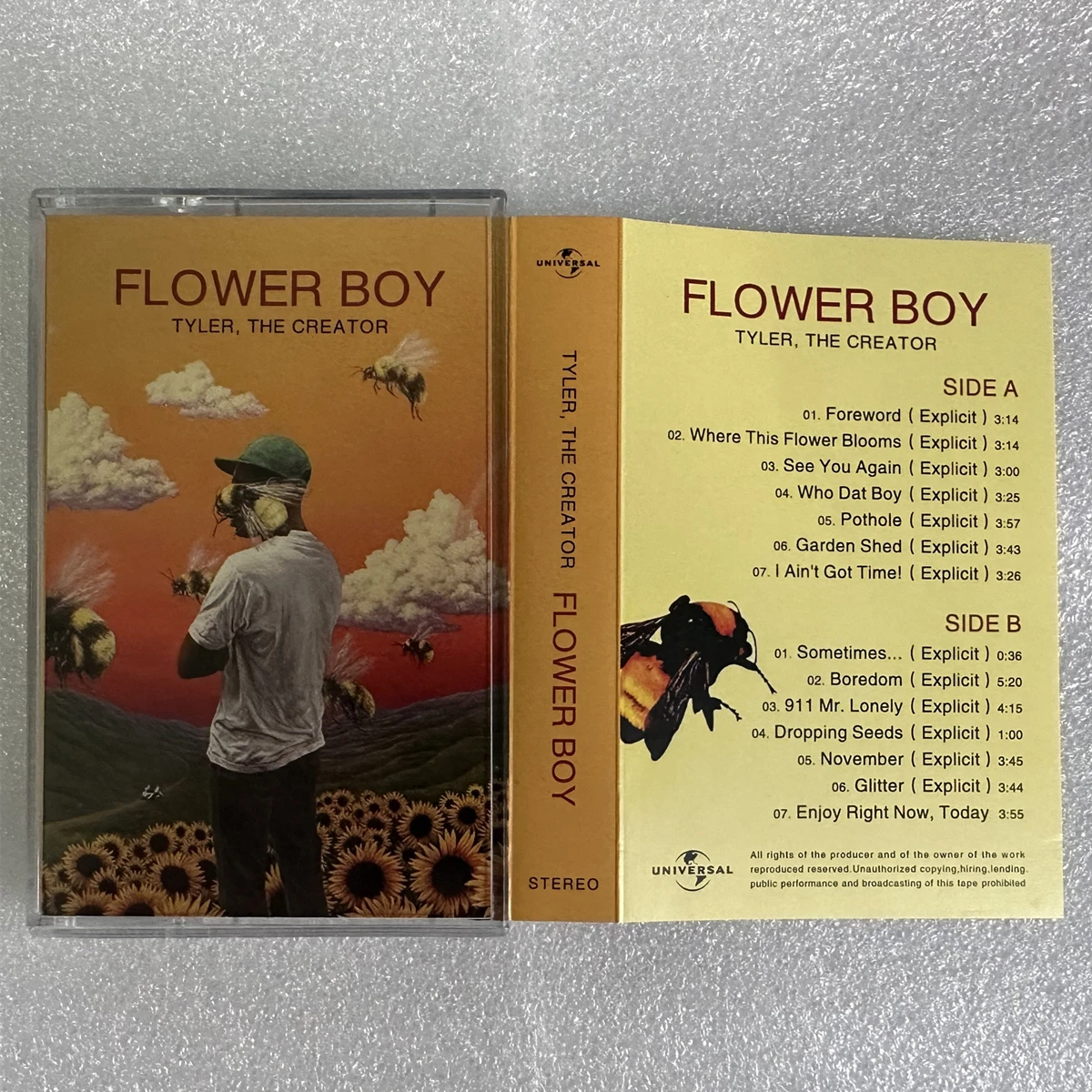 Rap Tyler the Creator Tyler Okonma Music Tape Flower Boy Album Sometimes Cassettes Cosplay Recorder Walkman Car Soundtracks Box