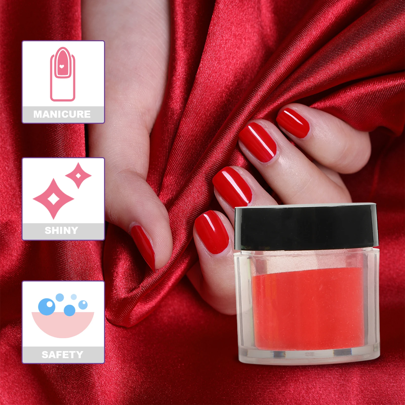 

24 Boxes Nail Decoration Powder Creative Design Stand Out Night Out Graduation Party Accessories Nail Powders Powder for Nails