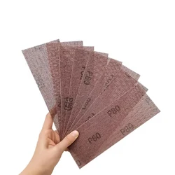 1-10pcs 93x230mm Dust Free Mesh Abrasive Sanding Discs Hook Loop Anti-blocking Dry Grinding Sandpaper Sanding Sheet 120-600 Grit