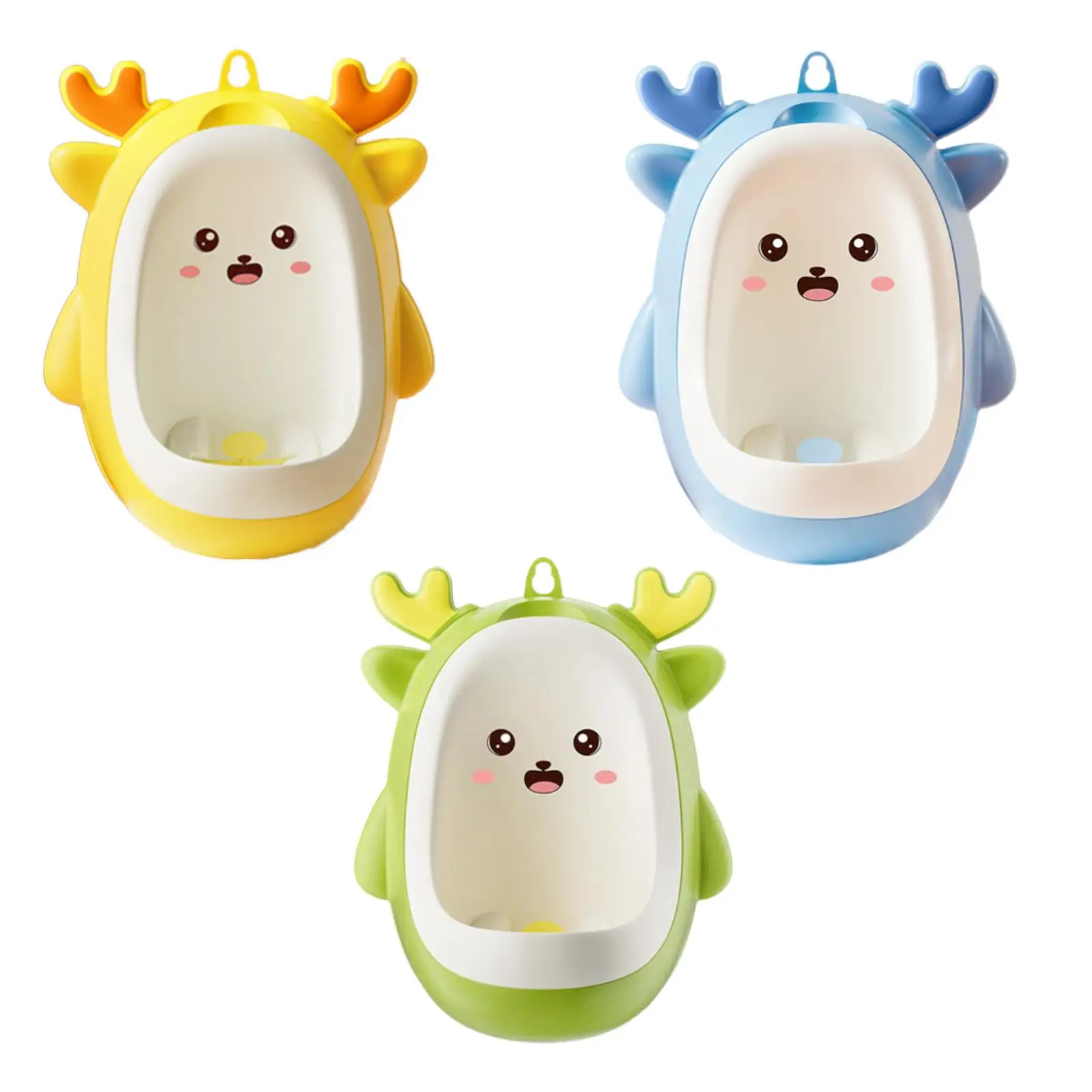 Potty Trainer Urinal Wall Mounted Hanging Cartoon with Aiming Target Children Potty Urinal for Kids Boys Baby Toddlers Child