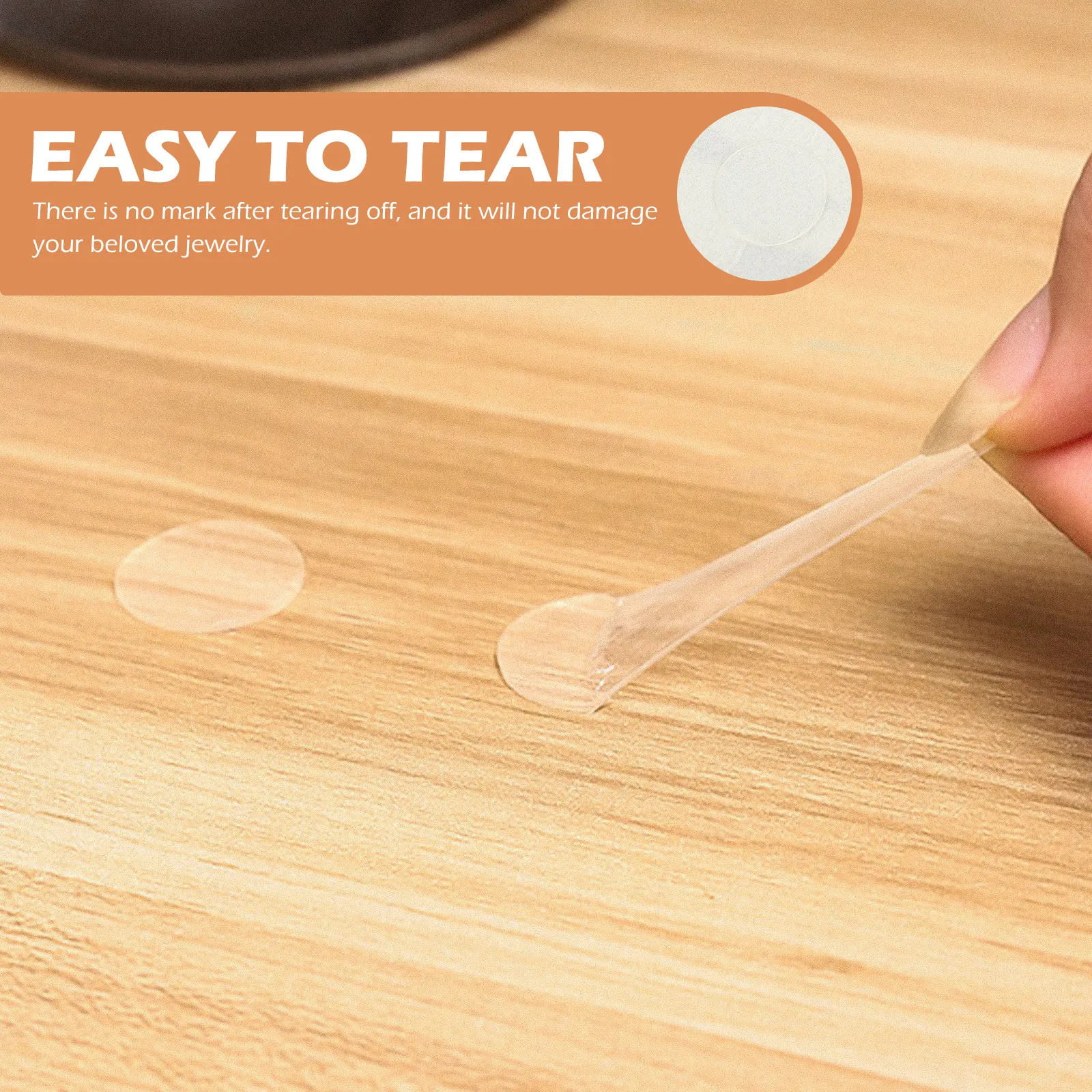 

50 Sheets Round Adhesive Dot Sticker Double Sided Tape for Balloons Wall Decor DIY Craft Scrapbook No Trace Removable Decorative