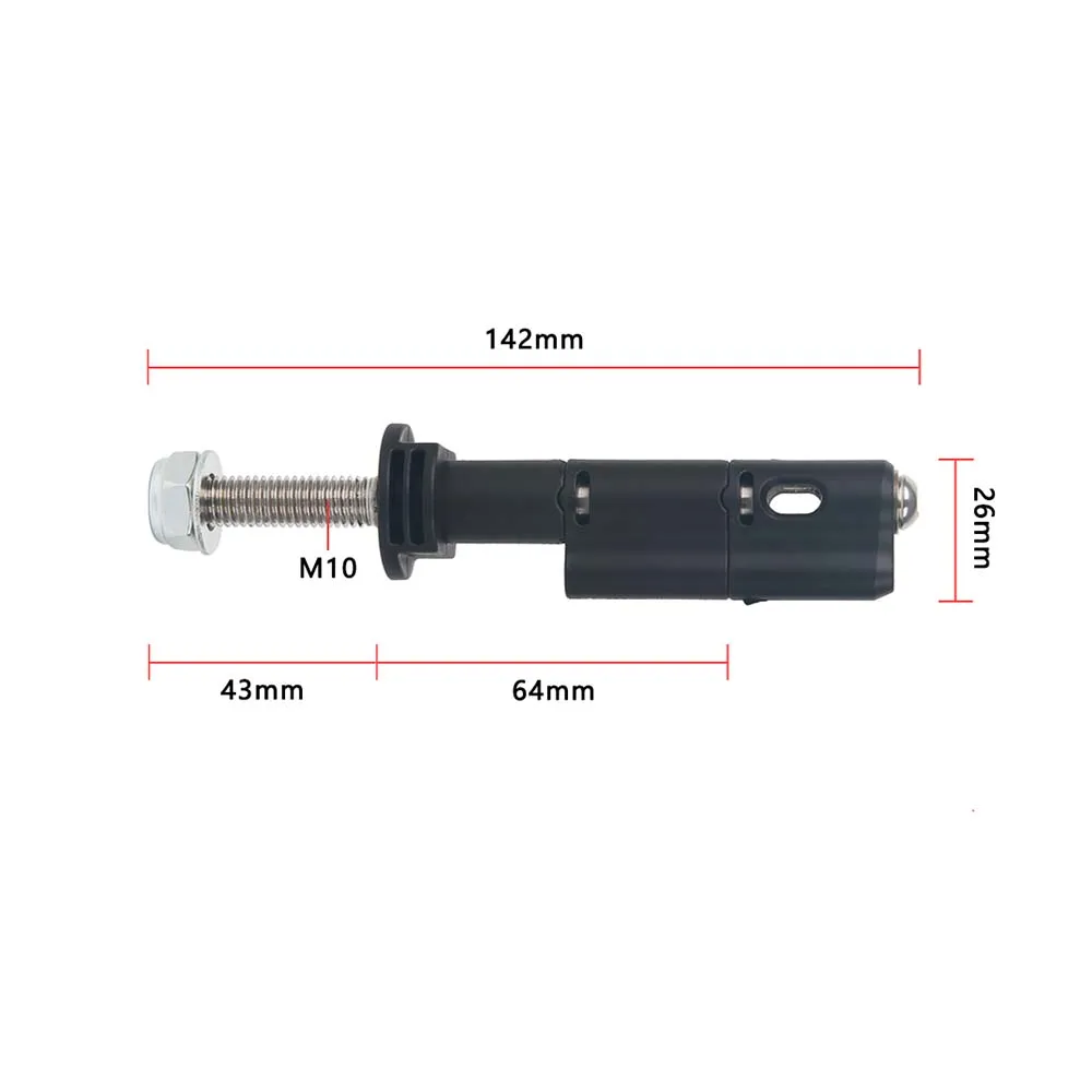 4PCS Car Safety Mounting Pin for MaxTrax MKII Recovery Traction Board Stainless Steel Lockable Theftproof Mount Pin Set