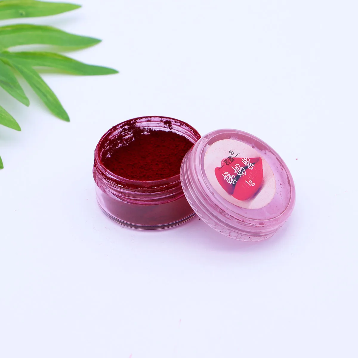 

Dark Red Lipstick Powder High Shine DIY Lipstick Pigments Makeup Shimmer Palette Waterproof Oil Control Safe Formula