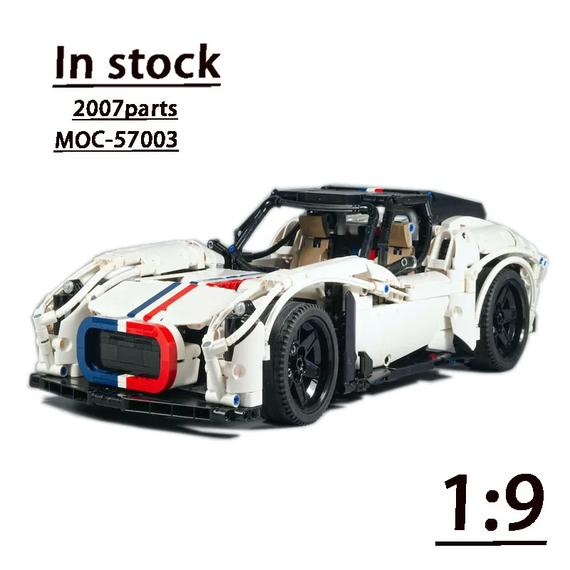 MOC-Modelo De Bloco De Construção Para Crianças, Montagem De Supercarro, Brinquedo Criativo, Presente De Aniversário, Menino, MOC-57003, 1:9, Novo