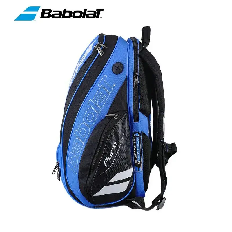 BABOLAT PURE AERO-Bolsa de Raquete de Tênis, Pacote 2, Multifuncional, Squash, Tênis, Badminton, Mochila de Ombro com Compartimento de Sapato