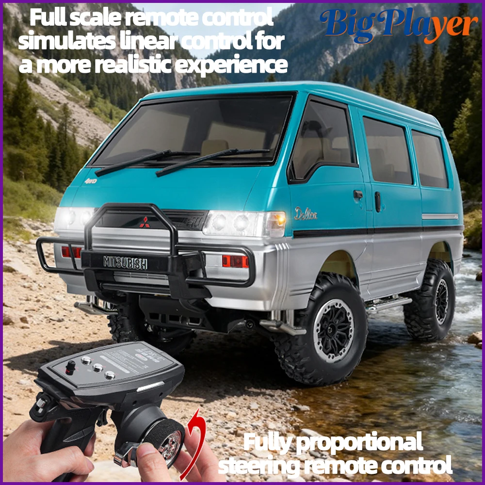 LDRC LD1296 1/12 4WD RC Car 2.4G Full Proportional 2-Speed Transmission 380 Motor LED Lights RTR Off-Road Toy Gift for Boy Adult