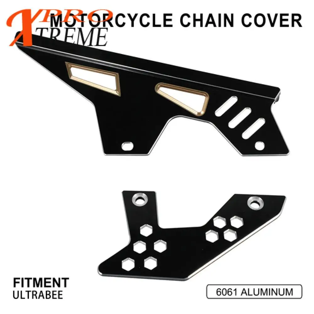 Motorcycle Chain Guard Cover Set Sprocket Shield Shell Wheel For SURRON Sur Ron Ultra Bee UltraBee Electric Off-Road Dirt Bike