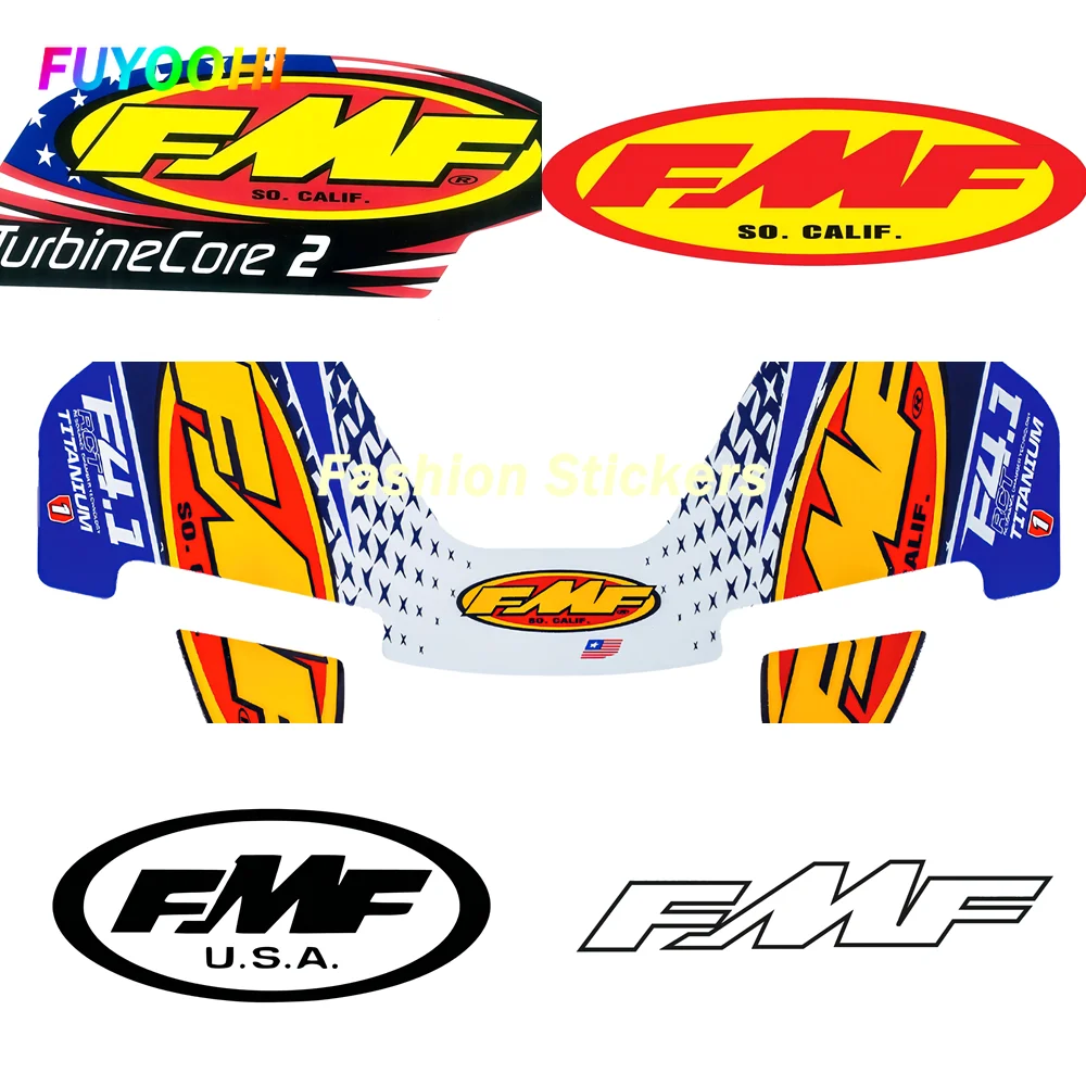 

FUYOOHI Exterior/Protection Boutique Stickers AUTOCOLLANT ADESIVI AUFKLEBER DECAL FMF POWERCORE Decal Customized Car Sticker