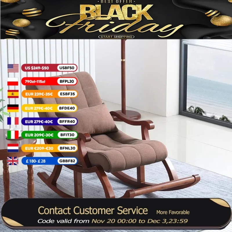

Luxury Adults Living Room Chairs Wooden Nordic Relaxing Floor Living Room Chairs Rocking Lazy Sillones Modernos Home Furniture