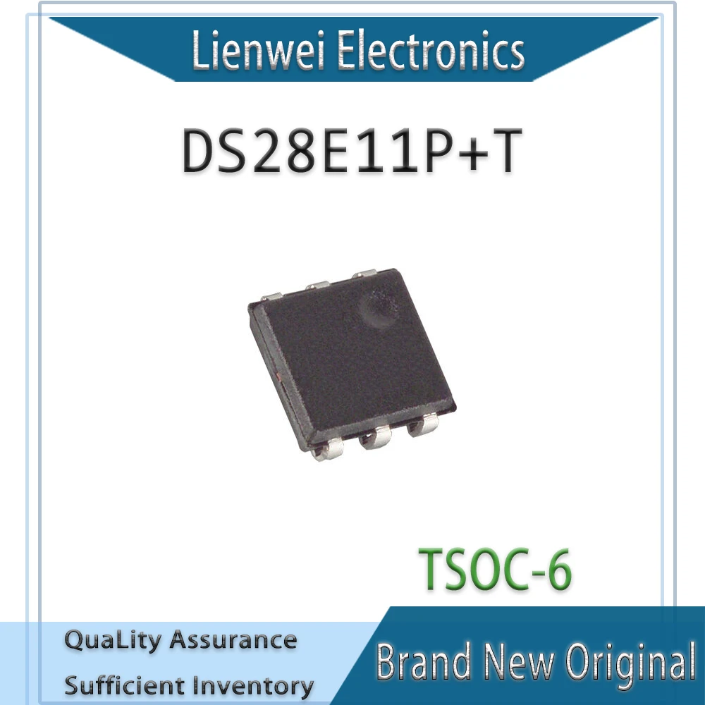 100% New Original DS28E11P DS28E11P+T DS28E11 IC Chipset TSOC-6