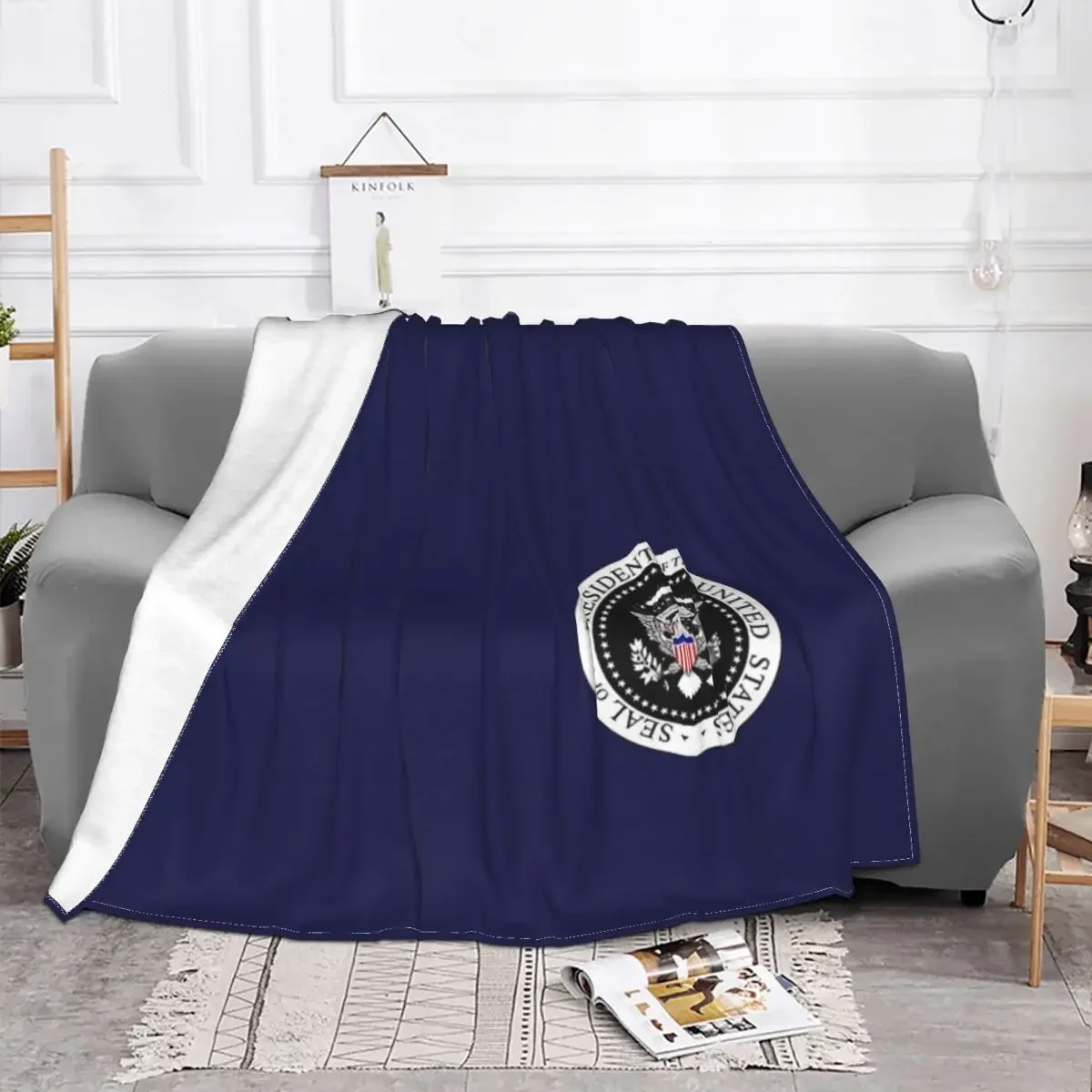 American Presidential Seal Blankets USA Trump Election Vote Flannel Awesome Warm Throw Blanket for Home All Season