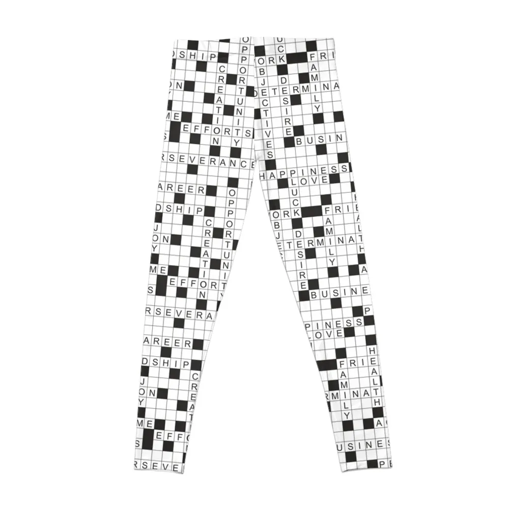 crossword about life and career Leggings legging push up sportswear gym Clothing fitness jogging pants Womens Leggings