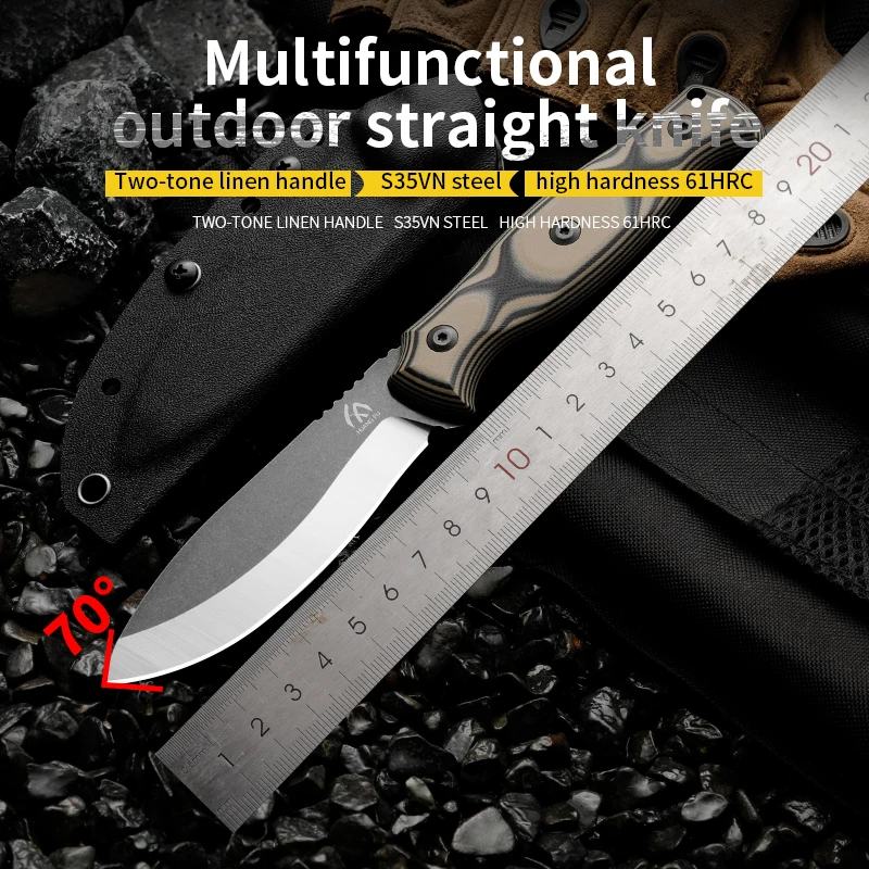 

Высококачественные фиксированные лезвия, уличные ножи, предпочтительные для кемпинга и походов, прочные и портативные, подарок для мужчин.