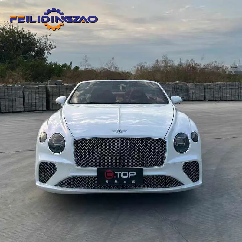 Fldz new front rear bumper grill headlight car fender lip body and interior kit for Bentley Continental GTC upgrade to 2024