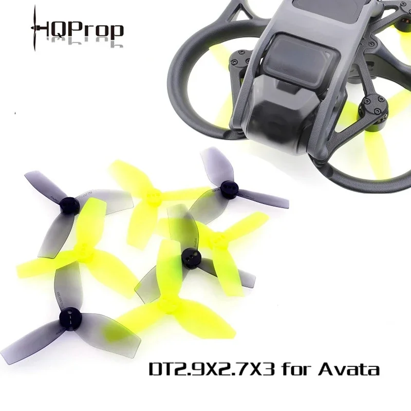 

4Pairs(4CW+4CCW) HQPROP DT2.9X2.7X3 2927 3-Blade PC Propeller for DJI Avata FPV Freestyle 3inch Cinewhoop Ducted Drone