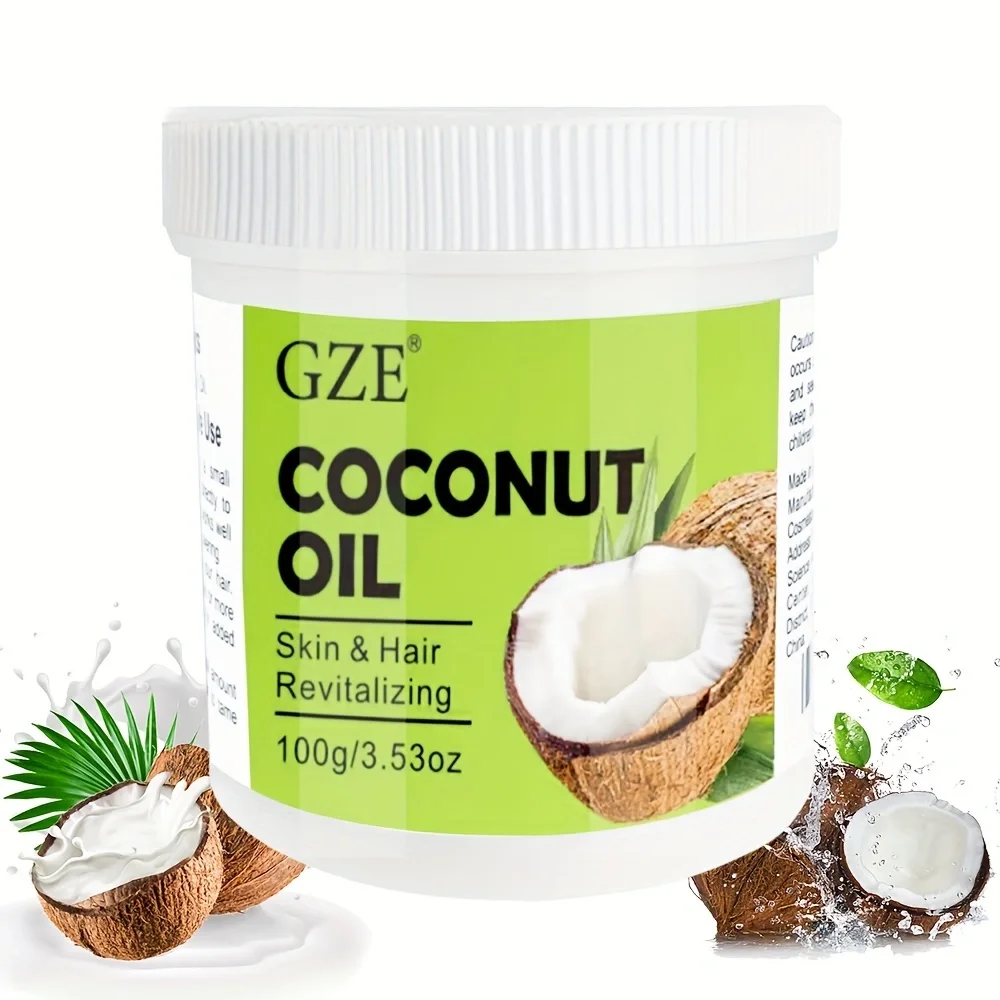 GZE Coconut Oil Cold Pressed Virginl Fractionated For Skin And