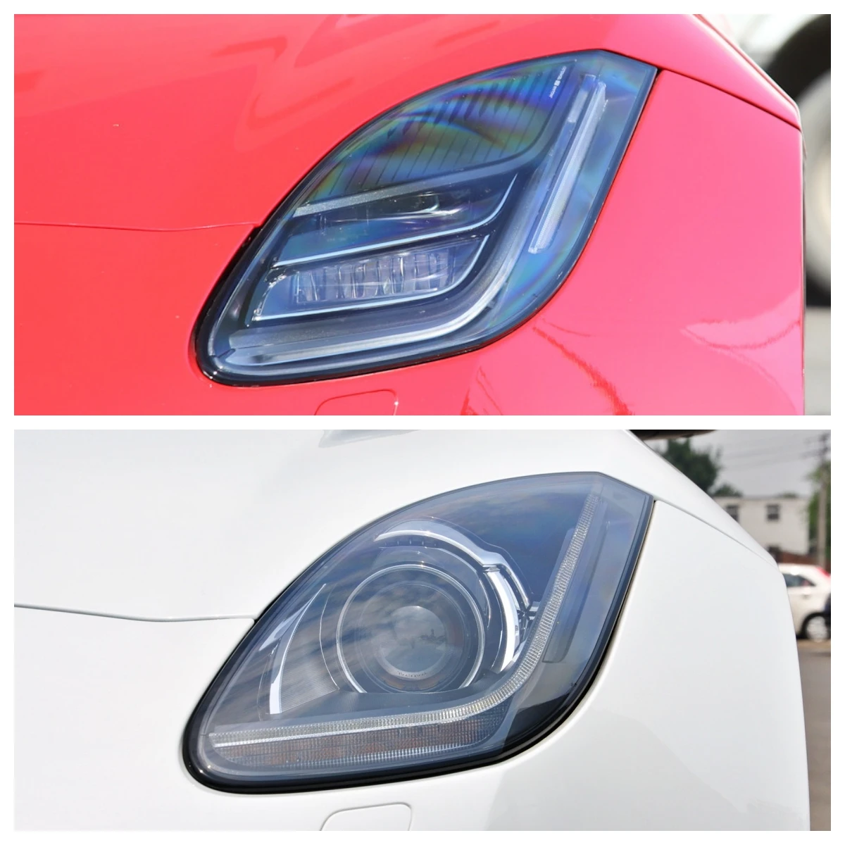 For Jaguar F-TYPE 2013 to 2020 Car Internal Spare Parts Headlights Glass Transparent Anti-UV And Anti-Aging