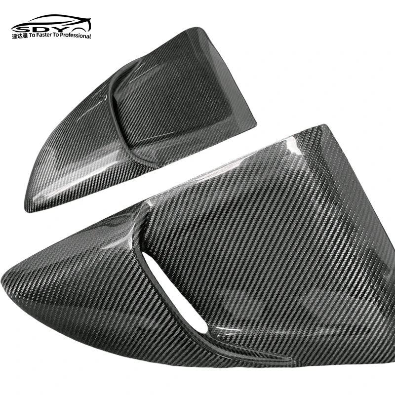 718 Cayman GT4 Style Carbon Fiber Side Vent Side Air Scoop untuk 718 Cayman