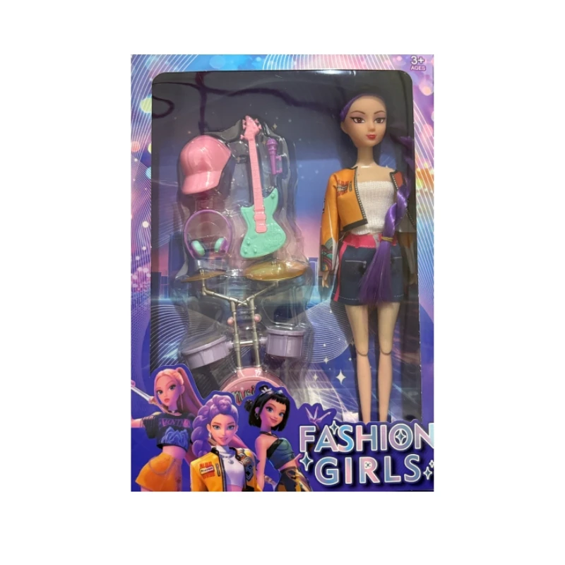 New popular K-pop demon hunter series dolls Lumi è re Mira ZoeDIY beautiful dolls desktop decoration children's plastic toys