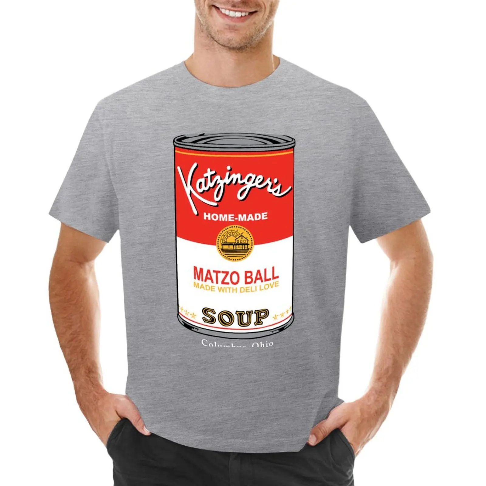 Matzo Ball Soup Can T-shirt shirts graphic tees customizeds boys whites boys animal print t shirts for men cotton