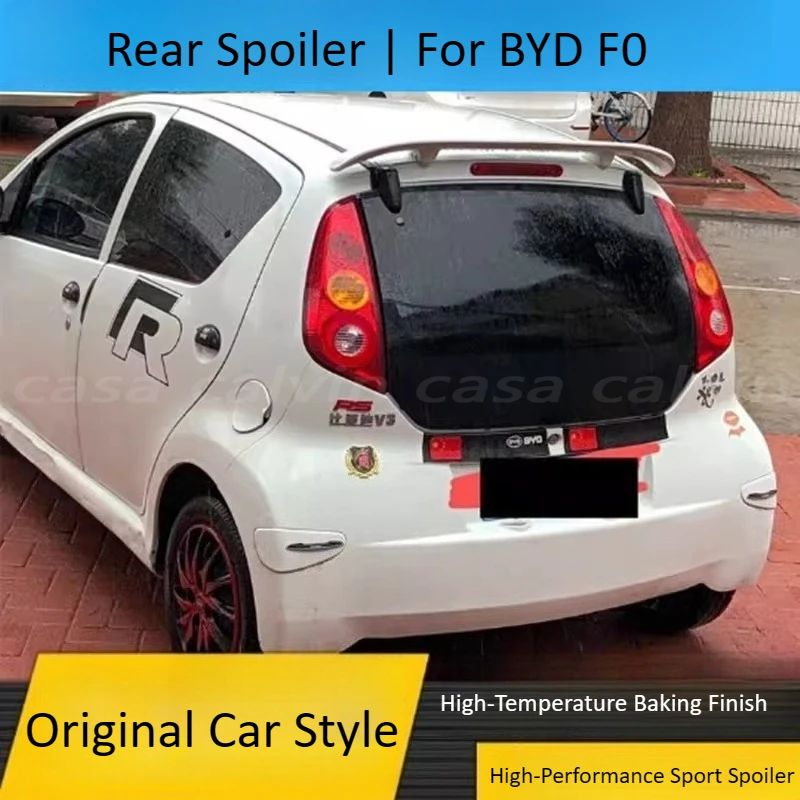 Für BYD F0 Heckspoiler F0 Fester Windflügel BYDF0 Modifizierter Zerstörungsfreier Nicht-Lackierender Heckflügel Neues Zubehör