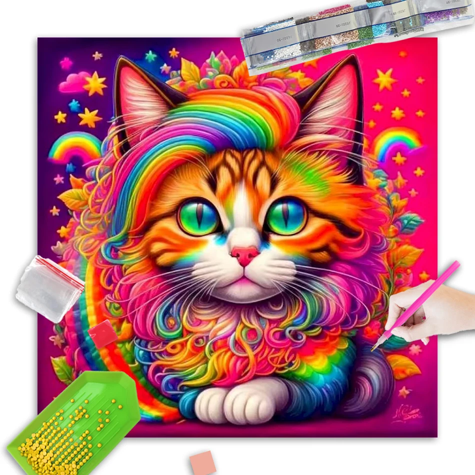 

PhotoCustom Diamond Mosaic koala Animal Full Square Round Diamond Painting Cartoon 5D DIY Embroidery Wall Decoration