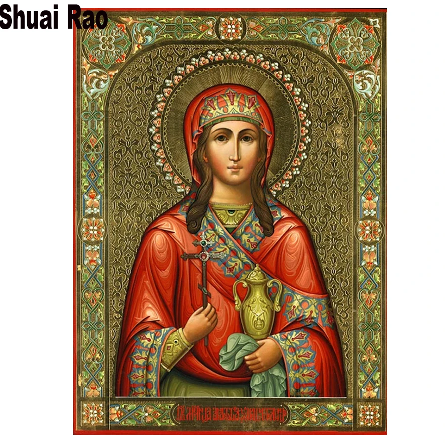 Diamond mosaic Awesome Icon of Anastasia the Counselor 5d diy Diamond Painting full square drill Inlay diamond embroidery,