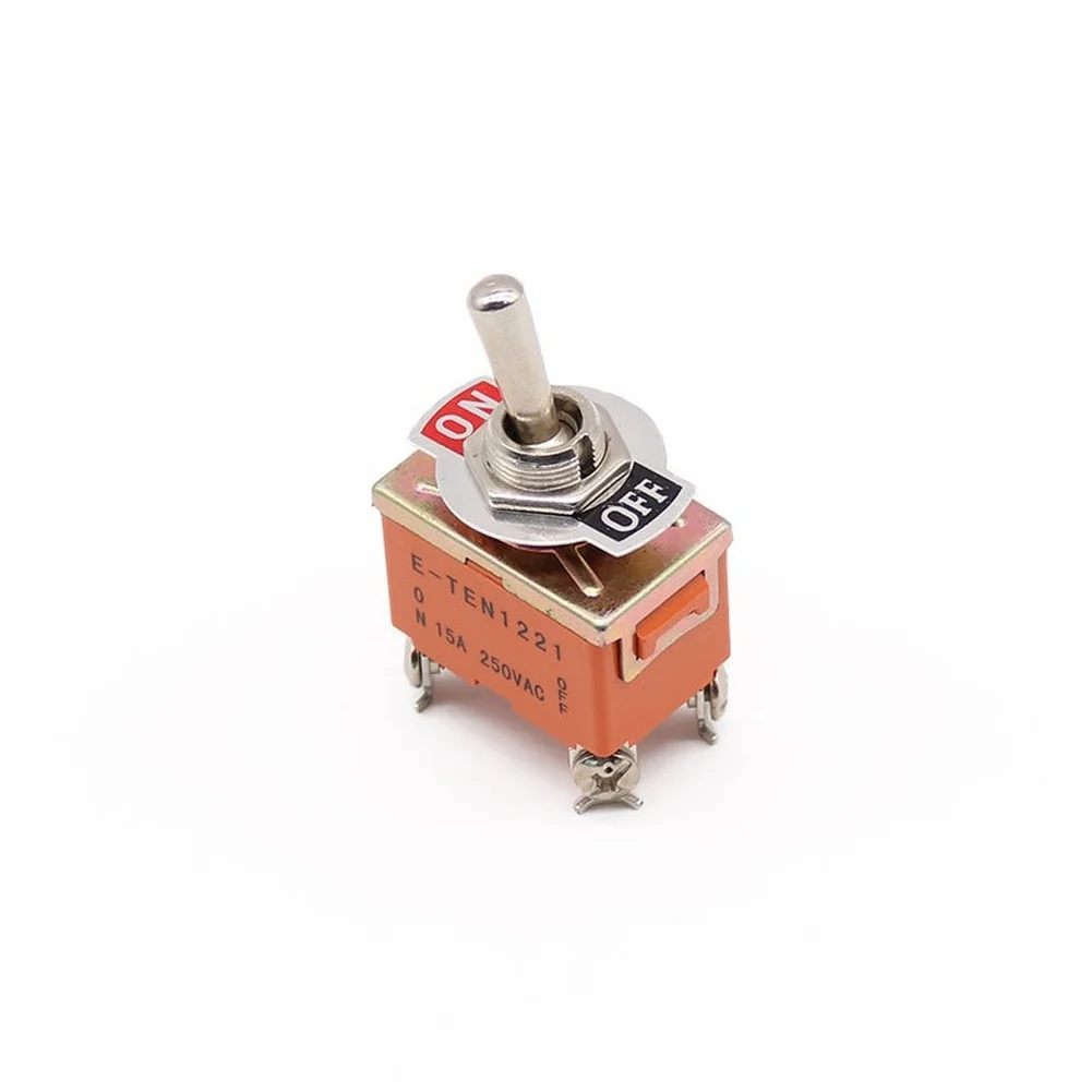 4-Pin 2-Position For For toggle Switch with Screw Terminal for Industrial Machinery and Electronic Instruments 15A 250VAC