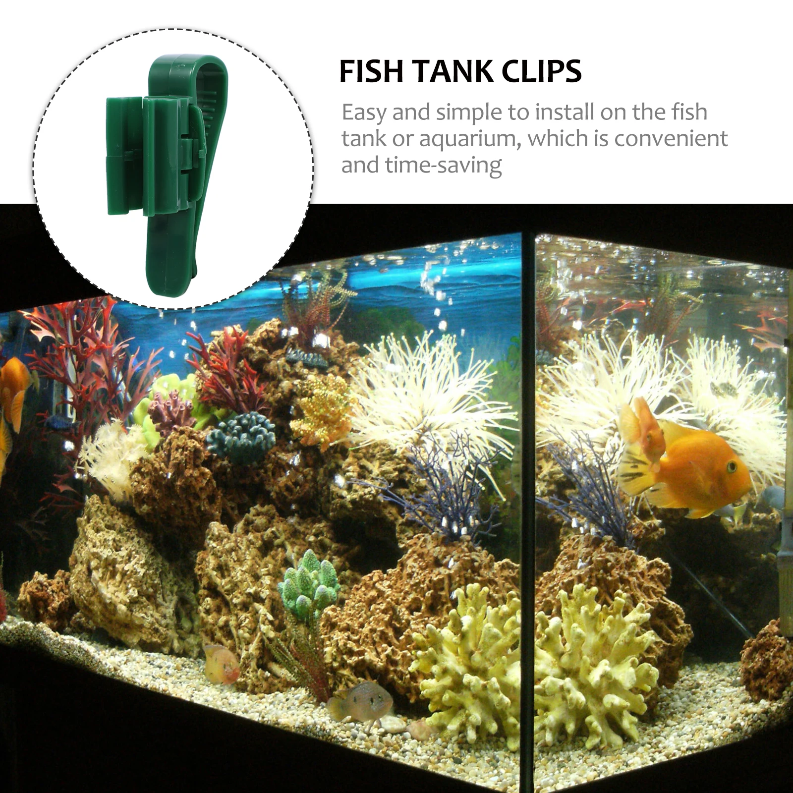 

4 Pcs Fish Tank Water Pipe Clip Filter Aquarium Mounting Clips Plastic Tube Clamp Hose