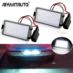 2 stücke Fehler Free Car LED Anzahl License Platte Lichter Für Seat Ibiza 6L Arosa Altea Cordoba MK1 MK2 Leon 1 M Toledo III 2004-2009