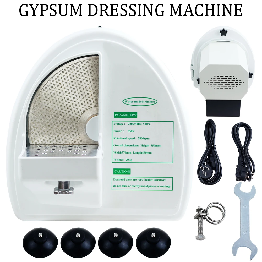 Imagem -05 - Máquina de Acabamento de Gesso Dental Corrigindo Modelo Trimmer Moedor de Polimento Máquina de Moer com Água