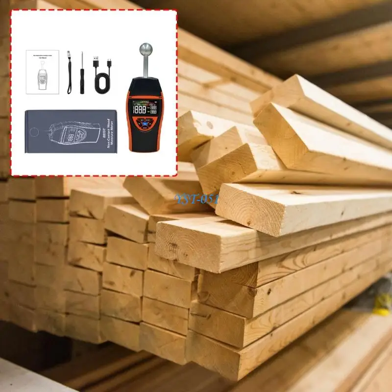 E15A Digital Humidness Meter for Accurate Moisture Content Detection in and Building Material During Renovations