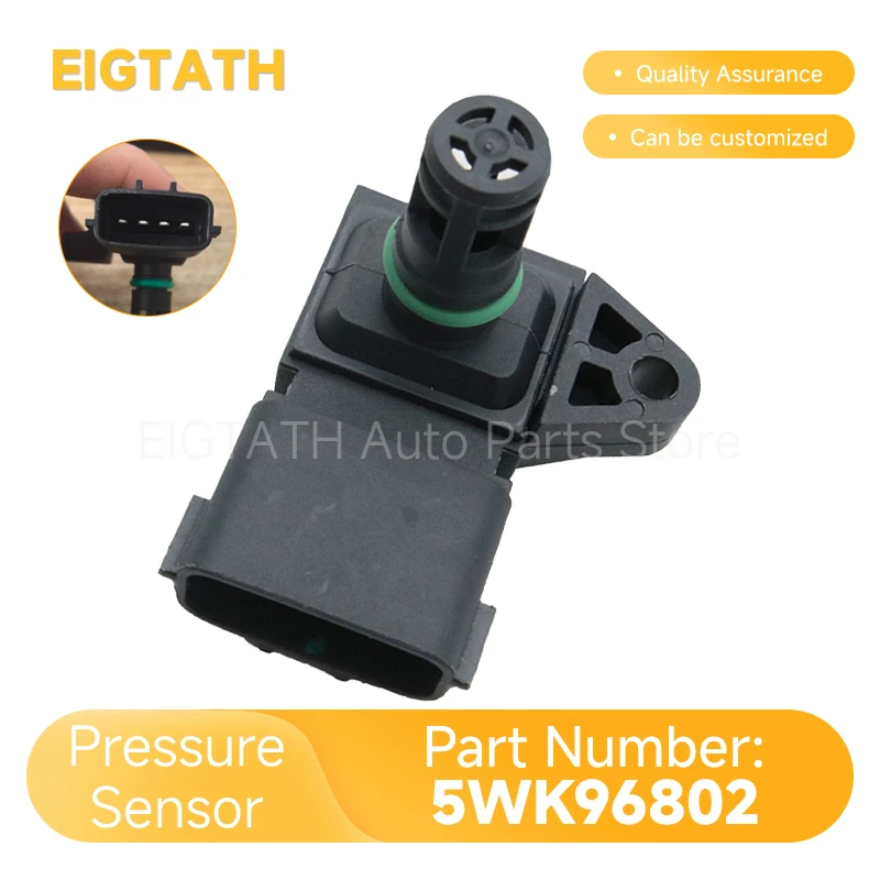5WK96802 MAP Sensor Intake for M11 ISC ISL ISM ISX ISB ISB All Years Dodge Ram 2500/3500 Car Spare Parts 4921324 2897334 4903286
