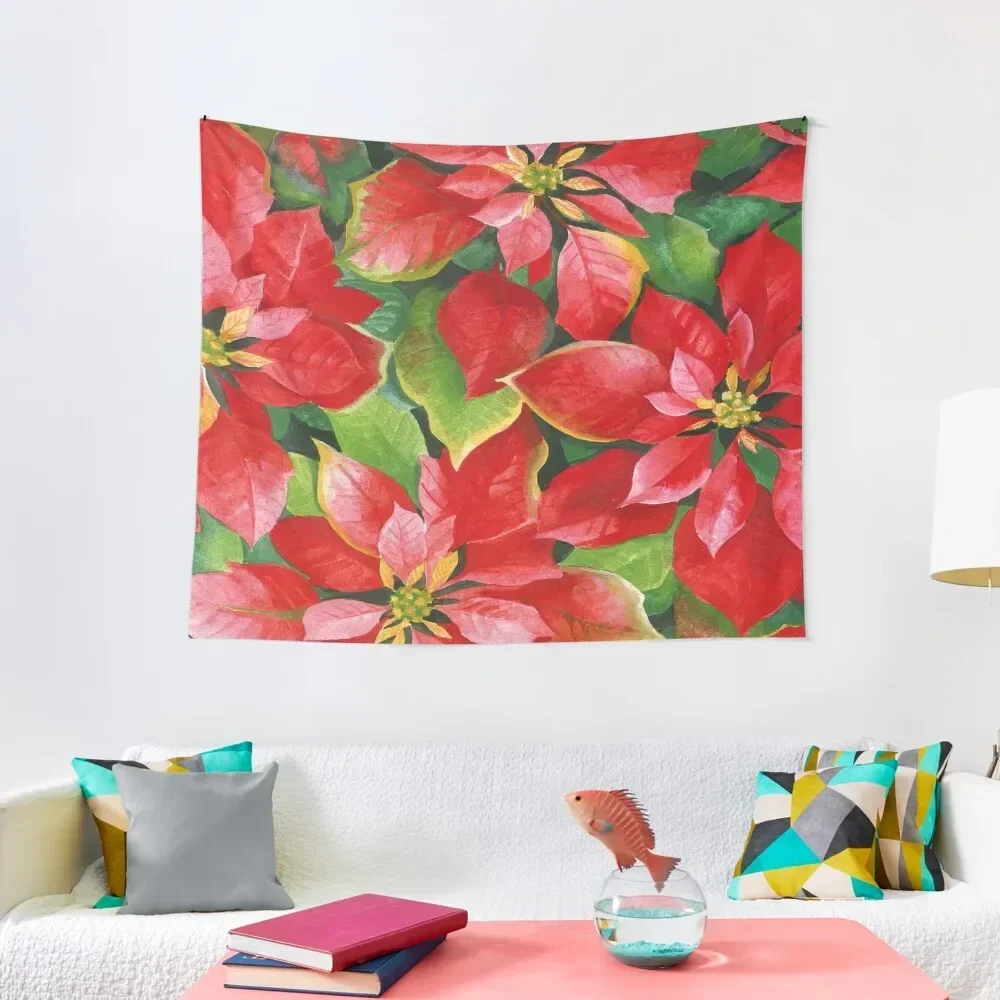 

poinsettia Tapestry Home Decorating Home Decoration Accessories Tapestry