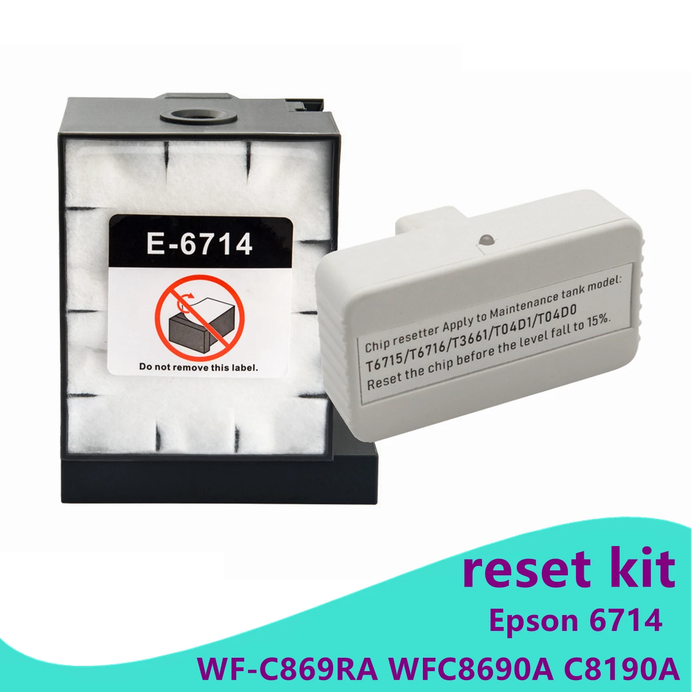 

Устройство сброса чипа для декодирования коробки обслуживания Epson WF-C869RA WFC8690A C8190A