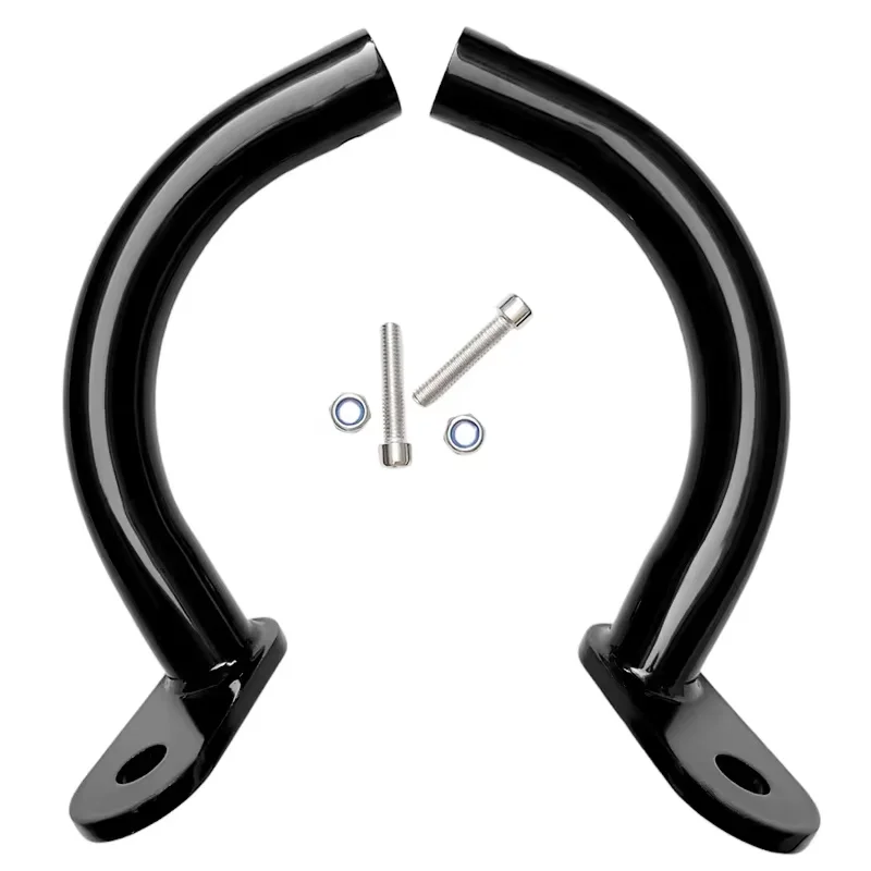 

Gloss Black Saddlebags with Guard Eliminator Bracket for Harley Touring Electra Glide FLHT 1997-2008 With Saddle Bag Accessories