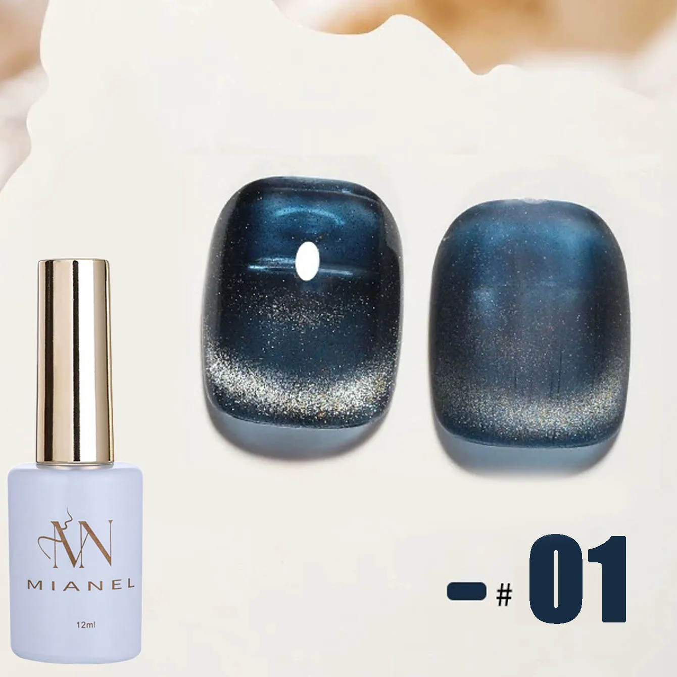 12 مللي 1 قطعة عيد الميلاد الخريف مبيعا أسود براون اللون سبج الذهب كريستال القط العين هلام البولندية مسمار الأحمر صالون الأظافر استخدام #3