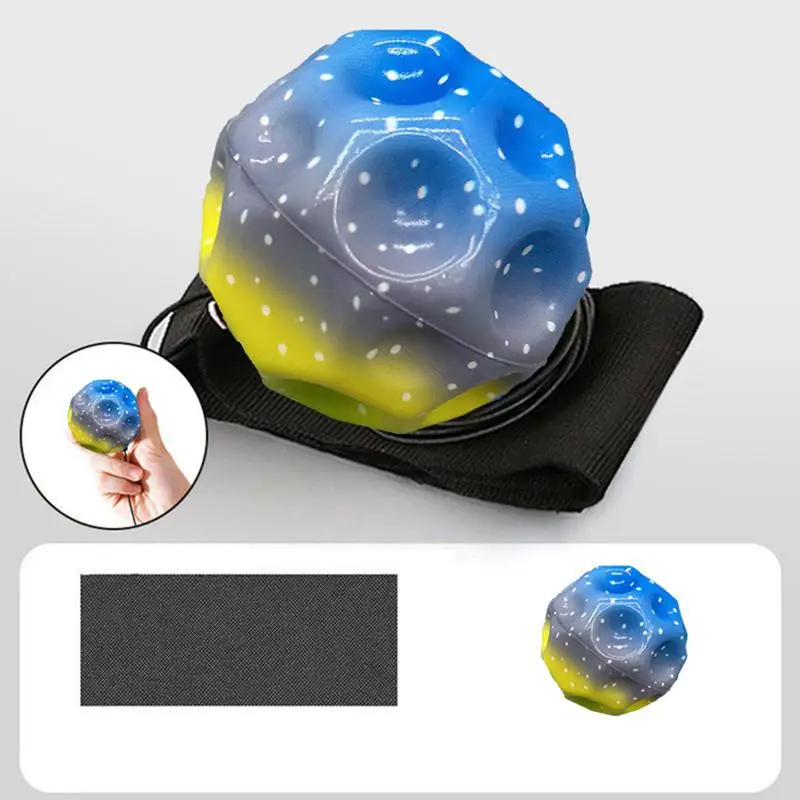 Return Balls With Wrist Strap Wrist Rebound Ball On A String Sports Wrist Ball For Children Kids Return Ball Single Player Toy