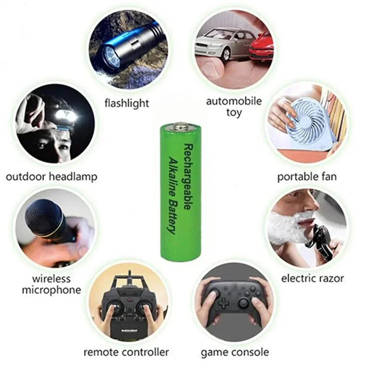 1.5V AA + AAA NI MH แบบชาร์จไฟได้ AA แบตเตอรี่ AAA อัลคาไลน์ lpega3800-3000mah สําหรับไฟฉายของเล่นนาฬิกา MP3 เปลี่ยนแบตเตอรี่ Ni-Mh