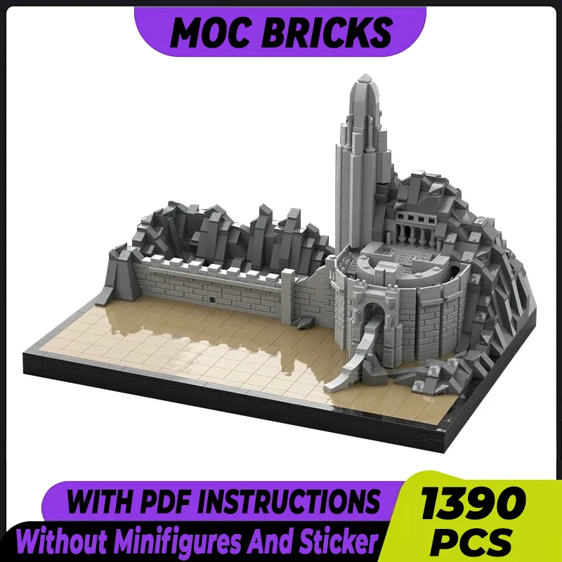 

Popular Ring Movie Model Moc Building Bricks Midi Scale Helms Deep Technology Blocks Gifts Christmas Toys DIY Sets Assembly