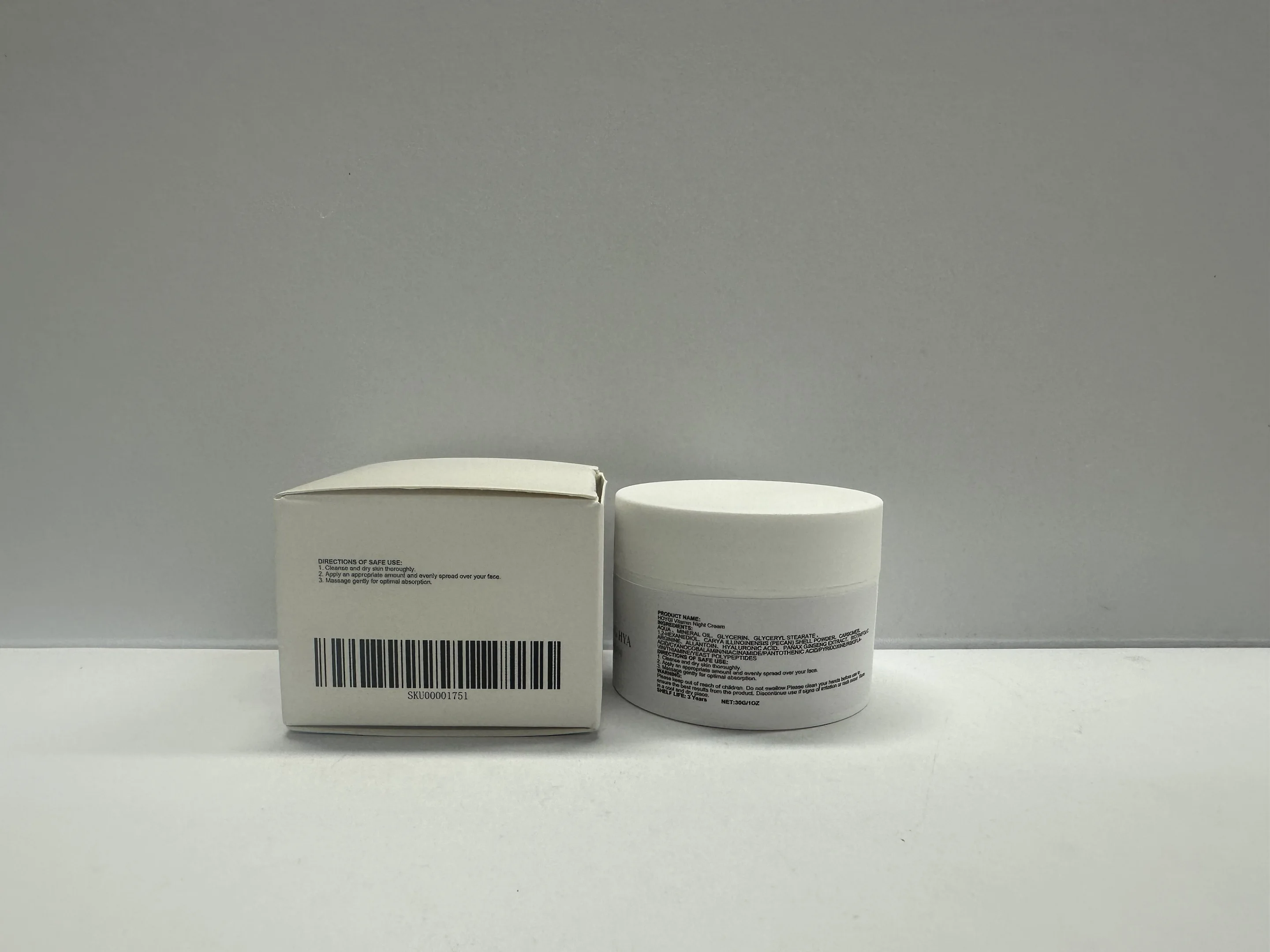 ホイギ インテンシブ ジンセン ハヤ ハイミン ナイトクリーム 保湿・潤いを与えるフェイシャルスキンケア 30g