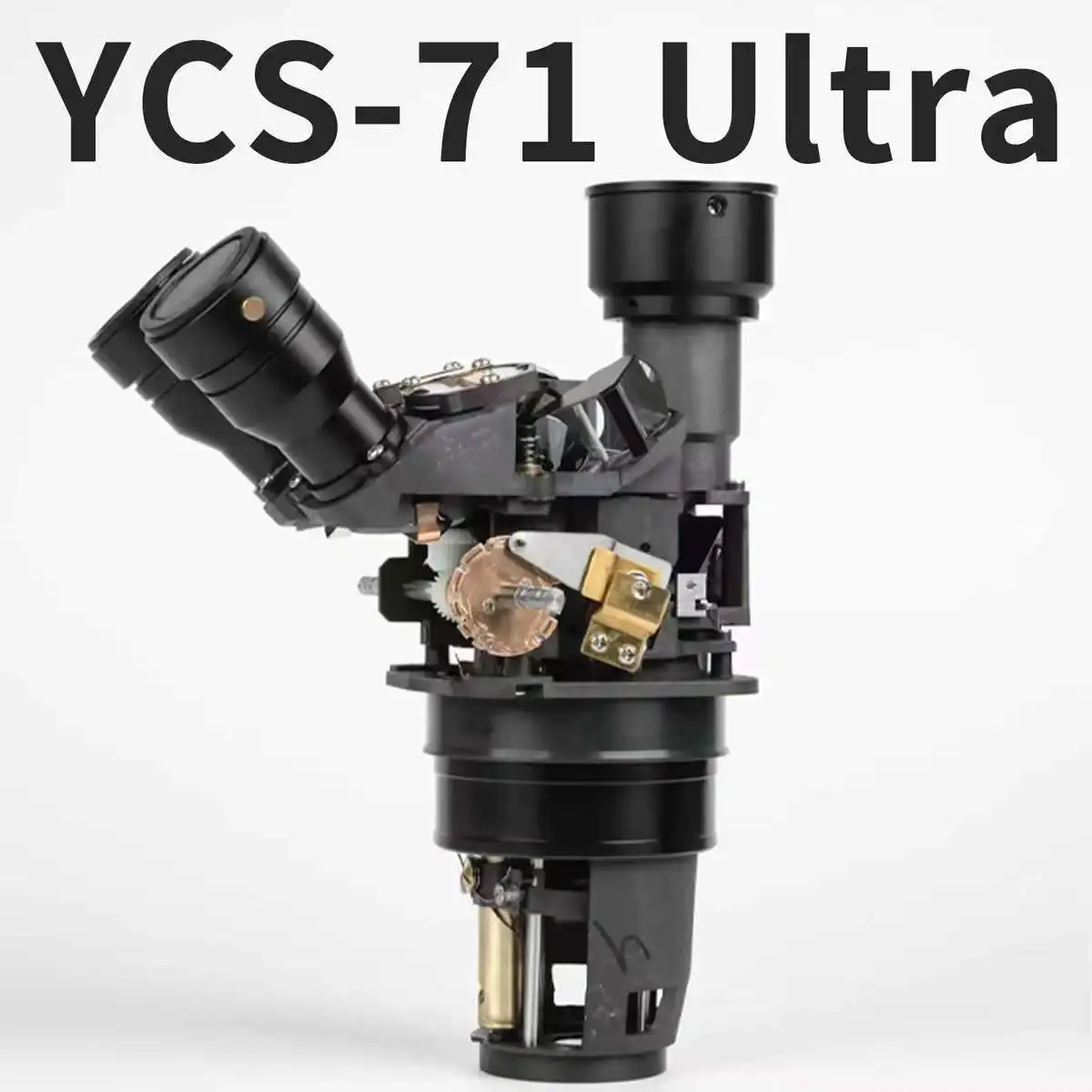 YCS Mr. Yang 71 Ultra Three-Eye Sync Trinocular Stereo Microscope Set 6.5-58X Continuous Zoom for Live Streaming Studio Teaching