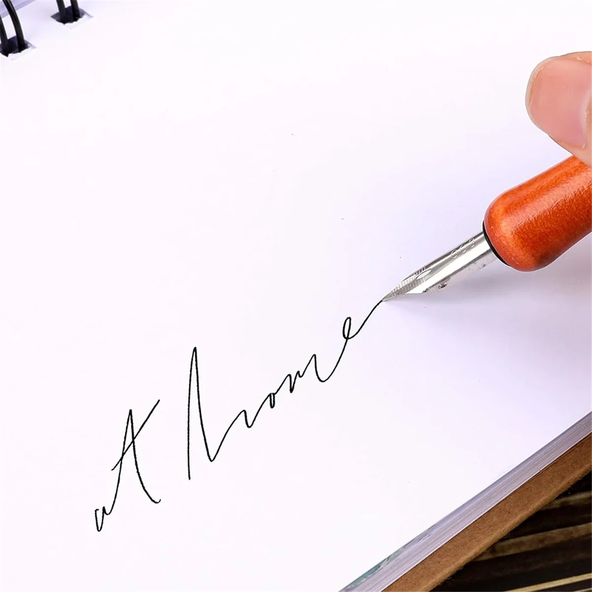 木製ペン先インクペン先セット、ディップペンホルダー、コミック書道ペン先、描画ペン先、10個