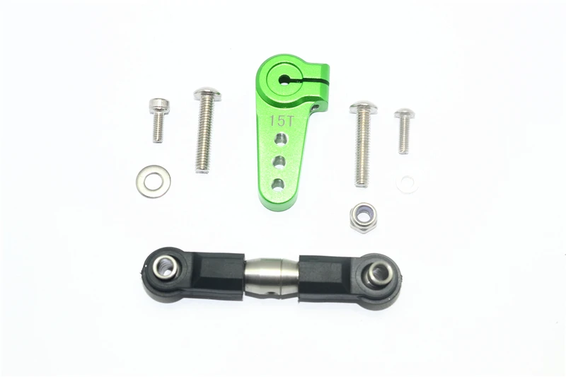 ALUMINIOWY RĘKAW SERWA GPM Z REGULACJĄ STALOWĄ, PASUJE DO TEAM LOSI 1/6 SUPER BAJA REY 4X4 -LOS05013